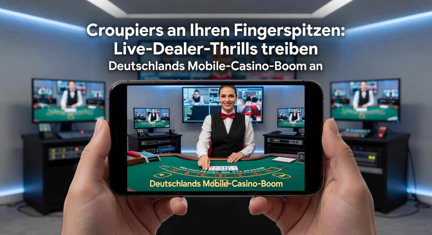 Smartphone-Bildschirm zeigt ein Live-Baccarat-Spiel mit Croupierin, Multi-Winkel-Ansichten und Chat-Fenster in Aktion