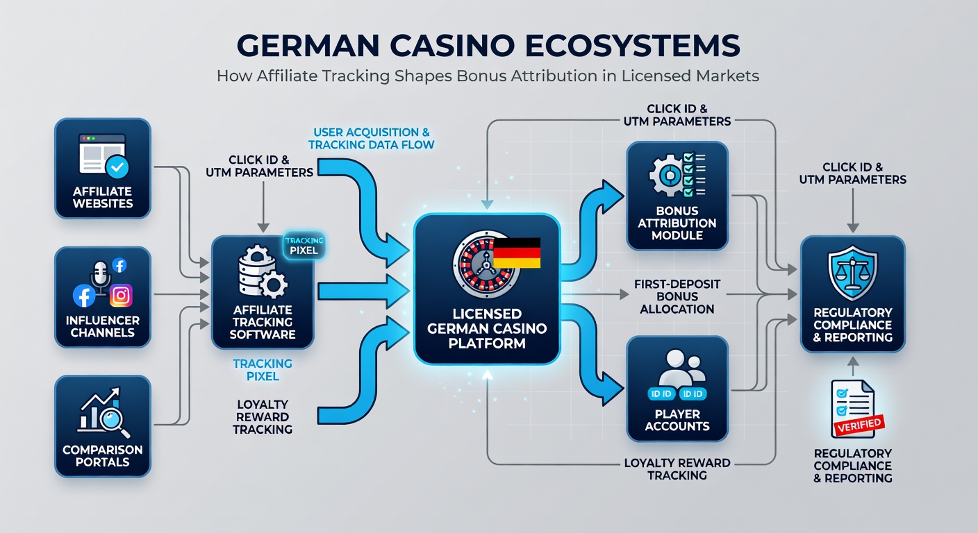 Visualisierung der Bonus-Attribution durch Affiliate-Tracking in GGL-lizenzierten Casinos