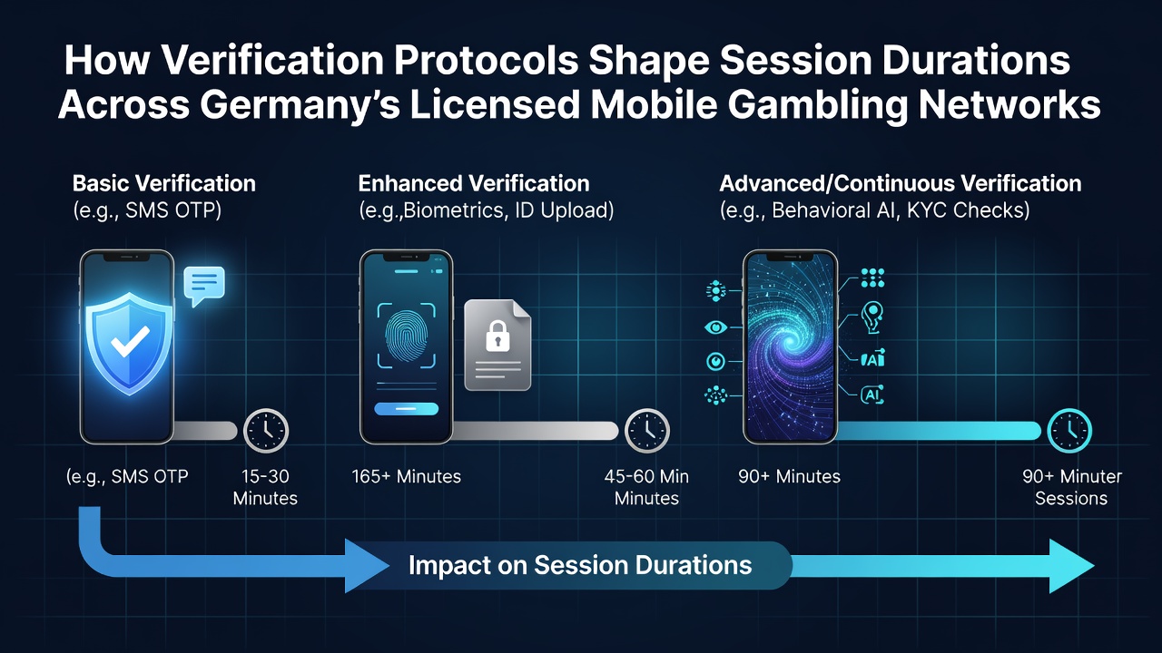 Darstellung von Verifizierungsprotokollen und deren Einfluss auf mobile Glücksspiel-Sessions in Deutschland