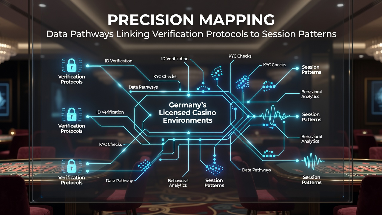 Datenpfade in lizenzierten Casinos visualisiert durch Präzisionskartierung