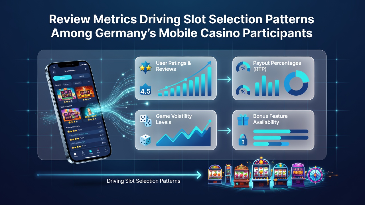 Diagramme und Grafiken zeigen die Auswirkungen von Bewertungsmetriken auf Slot-Auswahl in deutschen mobilen Casinos