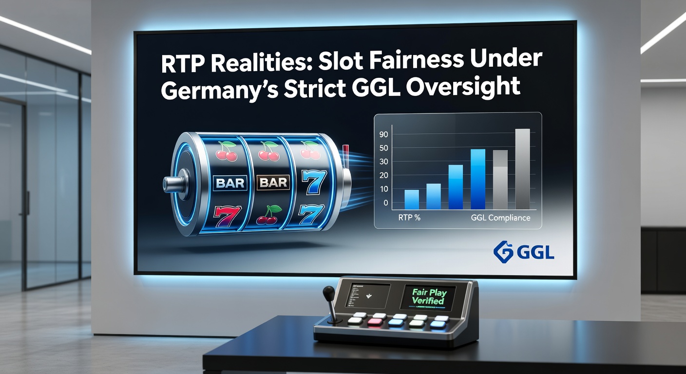Grafik zur RTP-Verteilung bei Slots unter GGL-Aufsicht, die Balkendiagramme mit Prozentsätzen zeigt
