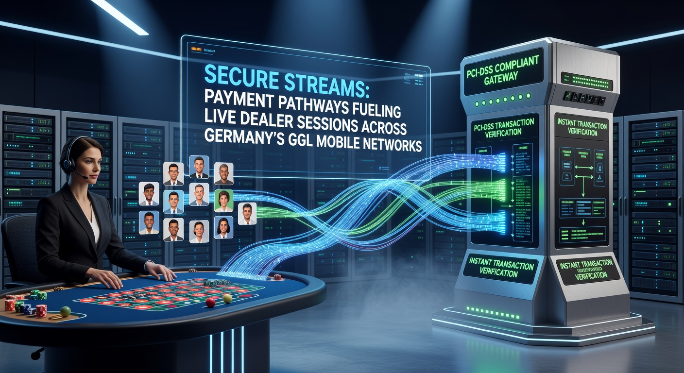 Integration von Zahlungswegen mit Live-Dealer-Technologien in GGL-Netzen